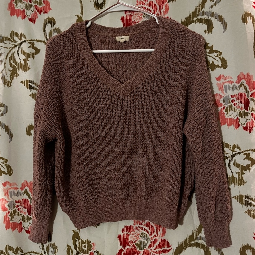 Used Pink Baggy Sweater
